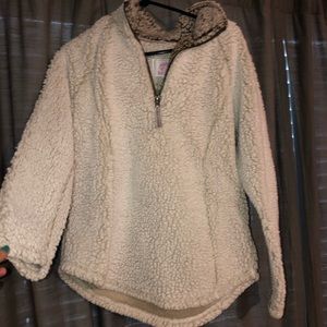Cream Sherpa jacket!